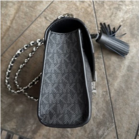 Michael Kors Rose Small Crossbody Black - Picture 5 of 16